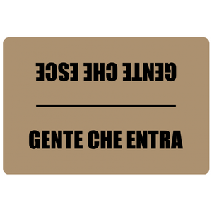 Zerbino Gente che entra, Gente che esce