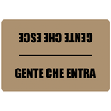Zerbino Gente che entra, Gente che esce