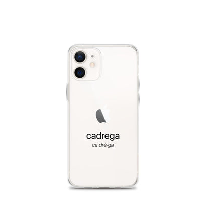 Cover Iphone 11/12 Cadrega scritta nera