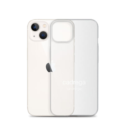 Cover iPhone Cadrega scritta bianca