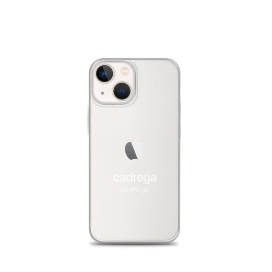 Cover iPhone Cadrega scritta bianca