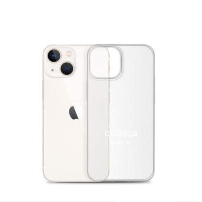 Cover iPhone Cadrega scritta bianca