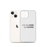 Cover iPhone Chi sa fare, sa capire