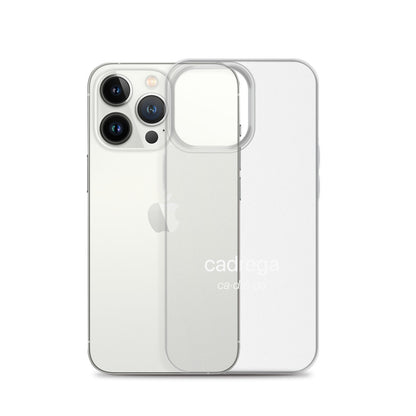 Cover iPhone Cadrega scritta bianca