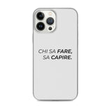 Cover iPhone Chi sa fare, sa capire