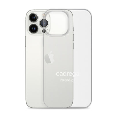 Cover iPhone Cadrega scritta bianca