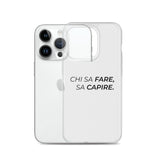 Cover iPhone Chi sa fare, sa capire