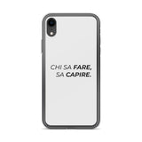 Cover iPhone Chi sa fare, sa capire