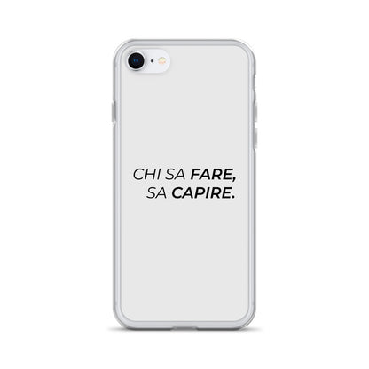 Cover iPhone Chi sa fare, sa capire
