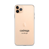 Cover Iphone 11/12 Cadrega scritta nera