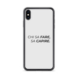 Cover iPhone Chi sa fare, sa capire