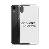 Cover iPhone Chi sa fare, sa capire