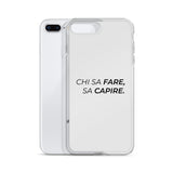 Cover iPhone Chi sa fare, sa capire