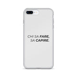 Cover iPhone Chi sa fare, sa capire