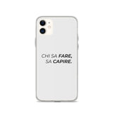 Cover iPhone Chi sa fare, sa capire