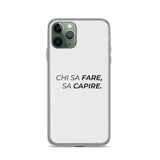 Cover iPhone Chi sa fare, sa capire