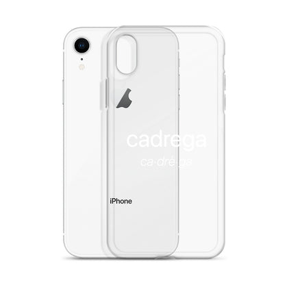 Cover IPhone Cadrega scritta bianca