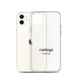 Cover Iphone 11/12 Cadrega scritta nera