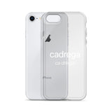 Cover IPhone (7/8/X/XR/XS) Cadrega scritta bianca