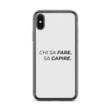 Cover iPhone Chi sa fare, sa capire